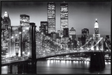 Nueva York, Manhattan de noche - Berenholtz Posters
