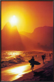Ipanema Beach Rio De Janeiro Lamina Framed Poster