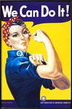We Can Do It! (Rosie the Riveter) Prints by J. Howard Miller