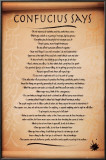 Confucius Says Prints