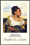 Young Orphan in the Cemetery Poster by Eugene Delacroix