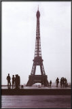 Eiffel Tower BW Signed Posters