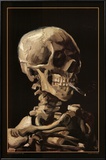 Skull With Cigarette, 1885 Print by Vincent van Gogh
