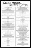 Great Minds - Great Quotes Prints