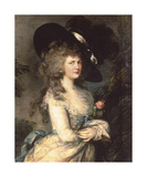 Portrait of Georgiana, Duchess of Devonshire Láminas por Thomas Gainsborough Portrait of Georgiana, Duchess of Devonshire Láminas por Thomas Gainsborough