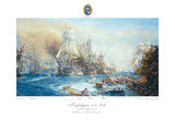 Battle of Trafalgar at 2.30pm Posters by William Lionel Wyllie