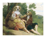 Les Amis Premium Giclee Print by Thierry Poncelet