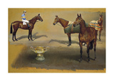 Triple Winners of the Cheltenham Gold Cup Poster par Susan Crawford