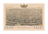 His Majesty King Edward VII's Navy - 'On Which The Sun Never Sets' Affiches par R. Abrahams