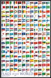 Flags of the World Poster