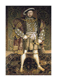 Henry VIII Premium Giclee Print by Hans Holbein