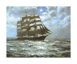 The Silver Moon Giclée-Premiumdruck von Montague Dawson