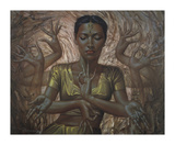 Hindu Dancer Reproduction procédé giclée Premium par Vladimir Tretchikoff