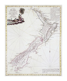 Map Of New Zealand, 1778 Posters by Antonio Zatta