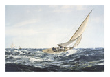 A Winning Tack Giclée-Premiumdruck von Montague Dawson