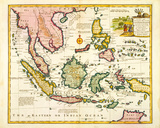 East India Islands, 1747 Premium Giclee-trykk av Emanuel Bowen