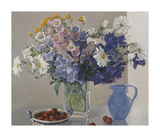 Strawberries and Cream Premium Giclee Print by Valeriy Chuikov