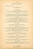 August Escoffier - Carte Du Jour - Octobre Et Novembre - Birinci Sınıf Giclee Baskı August Escoffier - Carte Du Jour - Octobre Et Novembre - Birinci Sınıf Giclee Baskı