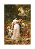My Lady Is A Widow And Childless Print by Marcus Stone
