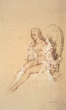 Mademoiselle L'ange Premium Giclee Print by Sir William Russell Flint