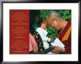 Dalai Lama: Never Give Up on Peace Affiche