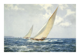 Summer Breezes off The Needles Láminas por Montague Dawson