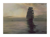 Twilight Shadows Giclée-Premiumdruck von Montague Dawson