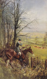 His Grace The Duke Of Beaufort Premium Giclee Print by Lionel Edwards