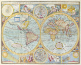A New and Accurat Map of the World, 1627-1651 Premium Giclee Print by John Speed