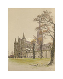 Salisbury Cathedral Premium Giclee Print by Cecil Aldin