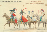 Carnaval De Nice, 1951 Premium Giclee Print by H Sauvigo