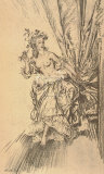 Madame du Barry as a Bacchante Premium Giclee Print by Sir William Russell Flint