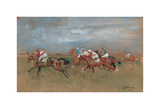 The Start Newmarket Affiches par Lionel Edwards