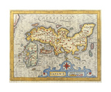 Japan, 1616 Premium Giclee-trykk av Petrus Bertius