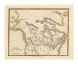 Amérique du Nord britannique, 1829 Affiches par Sidney Hall