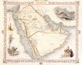 Arabia, 1851 Art par John Tallis