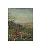 Huntsmen and Hounds Premium Giclee Print by Lionel Edwards