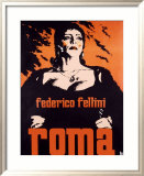 Federico Fellini Roma Gerahmter Giclée-Druck
