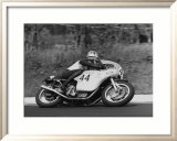 Laverda GP Motorcycle Framed Giclee Print by Giovanni Perrone