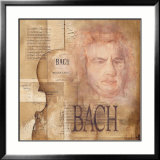 Tribute to Bach Posters par Marie Louise Oudkerk