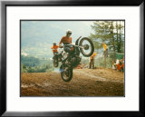 Bulltaco Motorcycle MX Lámina giclée enmarcada por Giovanni Perrone