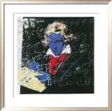 Beethoven, c.1987 (blue face) Posters af Andy Warhol