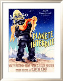 Planete Interdite Framed Giclee Print by Roger Soubie