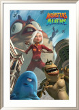 Monsters vs Aliens Poster