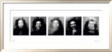 Faces of Bob Marley Affiche