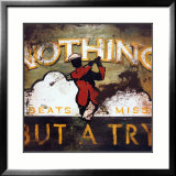 Nothing But a Try Affiches par Rodney White