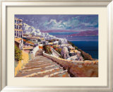 Santorini - Aegean Prints by Kerry Hallam
