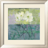 Floral with Cursive III Prints by Pierre Fortin