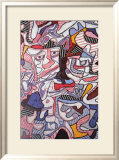 1985 Hourloupe, 1963 Stampe di Jean Dubuffet 1985 Hourloupe, 1963 Stampe di Jean Dubuffet