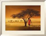 Evening Harmony Art by Leon Wells